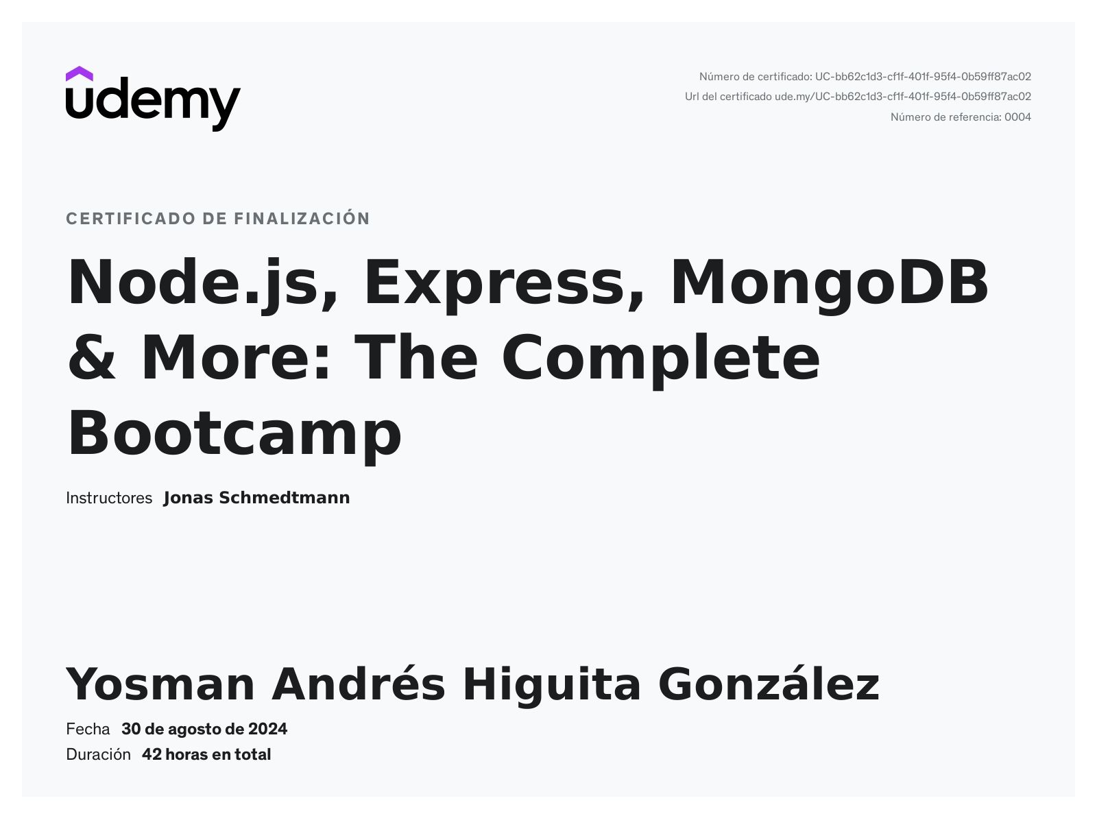 Node.js, Express, MongoDB & More: The Complete Bootcamp