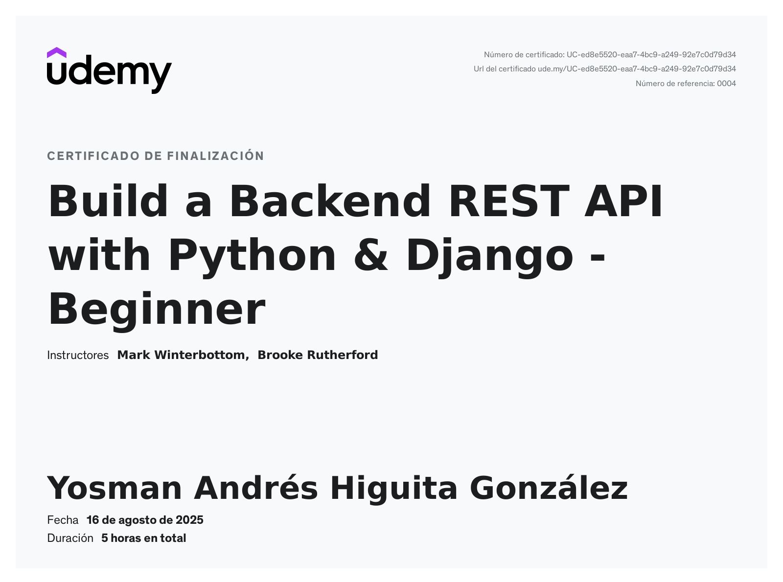 Build a Backend REST API with Python & Django - Beginner